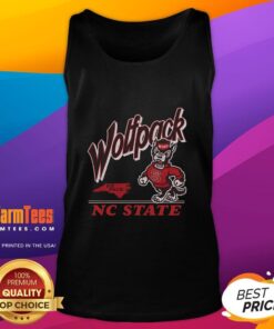 Vintage North Carolina State Wolfpack Fly By tank top featuring bold graphics and a stylish design perfect for fans.