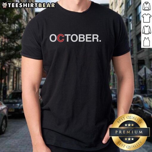 Pretty October Baseball Chicago Cubs T-Shirt showcasing vibrant team colors and stylish design for fans.