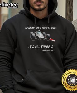 Vintage hoodie featuring 'Pretty Paul Winning is Everything' slogan for Indy Car Racing fans, showcasing retro style and passion.