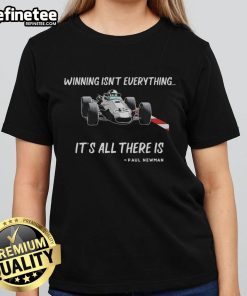 Alt Text: Vintage ladies tee featuring Winning Is Everything for Indy Car Racing fans, perfect for stylish race day attire.
