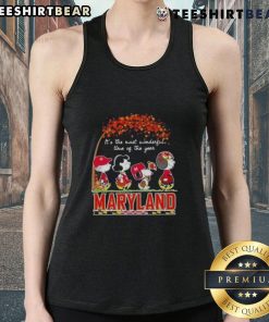 Pretty Peanuts Maryland tank top featuring a festive design, perfect for celebrating the most wonderful time of the year.