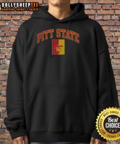 Stylish Pitt State logo hoodie featuring vibrant colors and a comfortable design, perfect for fans and casual wear.