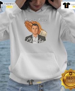 Pretty Rest In Peace Charlie Kirk Hoodie featuring a stylish design and tribute to Charlie Kirk's legacy.