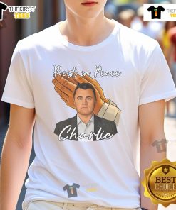Pretty Rest In Peace Charlie Kirk T-Shirt featuring a stylish design and tribute graphic to honor Charlie Kirk.
