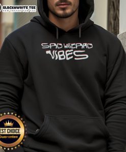 Cozy Pretty Sad Wizard Vibes Hoodie featuring whimsical designs, perfect for fans of fantasy and comfort wear.