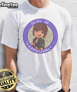 Pretty Sciel Of Approval Expedition 33 Sciel T-Shirt featuring a vibrant design and comfortable fit for adventure enthusiasts.