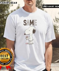 Alt Text: Pretty Snoopy Ice Cream Same T-Shirt featuring colorful Snoopy design, perfect for fans of Peanuts and summer vibes.