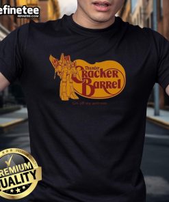 Pretty Starscream Thunder Cracker Barrel Transformers cartoon T-shirt featuring vibrant graphics of iconic characters.