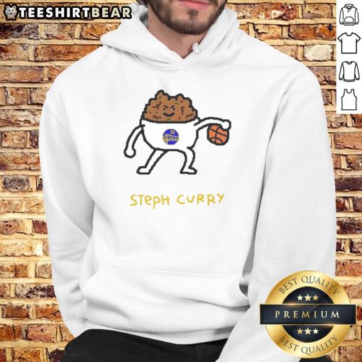 Alt Text: Funny Steph Curry hoodie featuring a pun for Golden State Warriors fans, perfect for game day or casual wear.