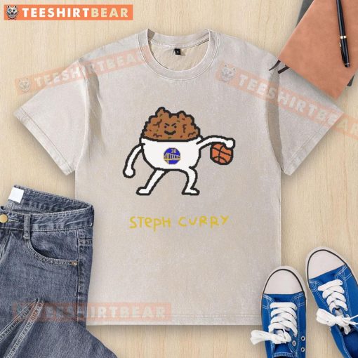 Alt Text: Funny pun t-shirt featuring Steph Curry, star player of the Golden State Warriors, perfect for basketball fans.