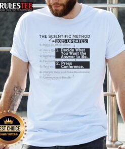 Pretty The Scientific Method 2025 Updates T-Shirt featuring a colorful design and science-themed graphics for enthusiasts.
