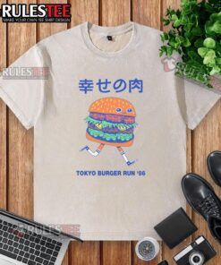 Pretty Tokyo Burger Run 86 washed t-shirt featuring a stylish design and vibrant colors, perfect for casual wear.
