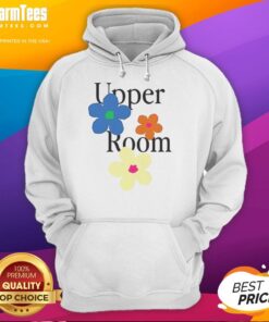 Stylish Pretty Upperroom Flower Hoodie featuring vibrant floral designs, perfect for casual outings and cozy wear.