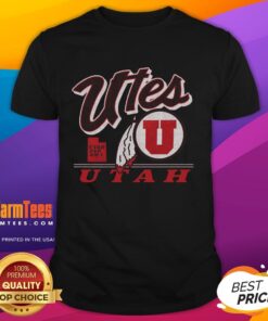 Pretty Utah Utes Fly By Vintage T-Shirt featuring a stylish design for fans of the Utah Utes college football team.