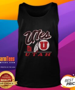 Pretty Utah Utes Fly By vintage tank top featuring a stylish design, perfect for fans and casual wear.
