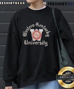 Pretty Western Kentucky seal collegiate sweatshirt showcasing school pride and stylish comfort for fans and students.