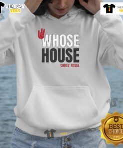 Coogs House hand sign hoodie featuring a stylish design, perfect for fans of Pretty Whose House.