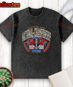 Top Alabama vs Georgia National Championship Game 2018 College Football Playoff Retro Washed T-Shirt design