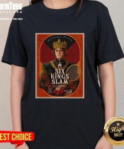 Top Alexander Zverev Six Kings Slam 2025 Riyadh Season Tennis Ladies Tee featuring stylish design and vibrant colors.
