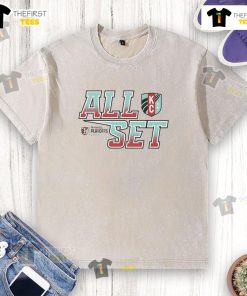 Top All Set Kansas City Current 2025 NWSL Playoffs washed t-shirt featuring team logo and vibrant colors.