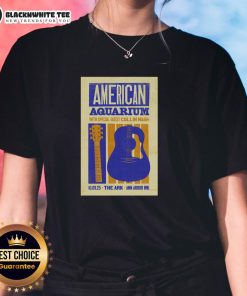Top American Aquarium concert poster for Oct 1st, 2025 at The Ark, Ann Arbor, Michigan featuring ladies' tee design.