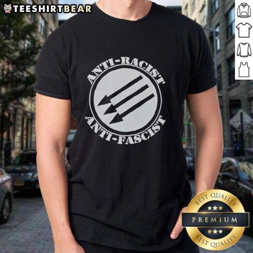 Top Anti-Racist Anti-Fascist T-Shirt featuring bold graphics promoting equality and justice for all.