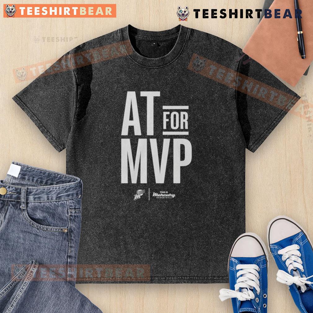 Top At For Mvp Phoenix Mercury Washed T Shirt Top AT for MVP Phoenix Mercury washed t-shirt featuring a stylish design for fans and players alike.