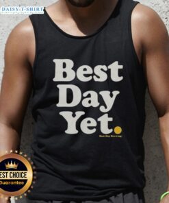 Top Best Day Yet Brewing Tank Top featuring a vibrant design perfect for casual outings and brewing enthusiasts.
