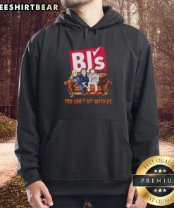 Top BJs Wholesale Club X Horror Movies Halloween hoodie featuring 'You Can't Sit With Us' design, perfect for spooky season.
