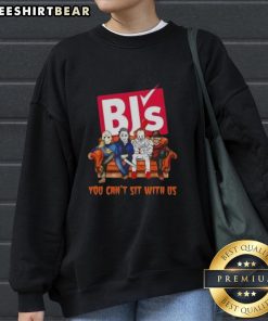 Cozy sweatshirt featuring 'You Can Sit With Us' from BJs Wholesale Club, perfect for Halloween horror movie fans.
