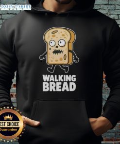 Vegan Halloween hoodie featuring a whimsical bread design, perfect for festive celebrations and cozy fall outings.