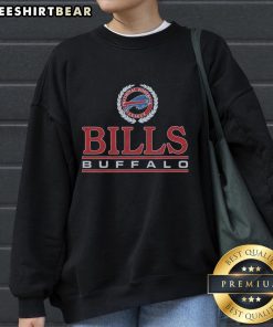 Cozy Top Buffalo Bills Crest sweatshirt featuring the team's logo, perfect for fans and game day wear.