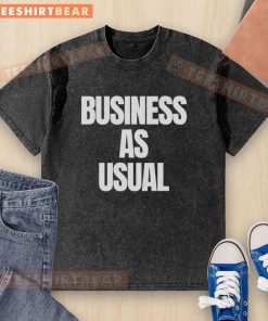Top Business As Usual Washed T-Shirt in soft fabric, perfect for casual wear and everyday comfort.