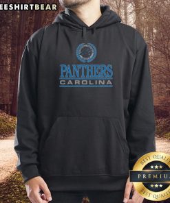 Stylish Top Carolina Panthers Crest Hoodie featuring the team logo, perfect for fans and game day attire.