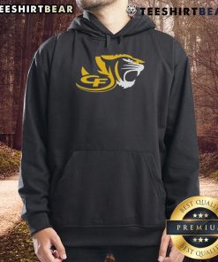 Top CF Tiger High School logo hoodie featuring vibrant colors and school spirit design for students and fans.