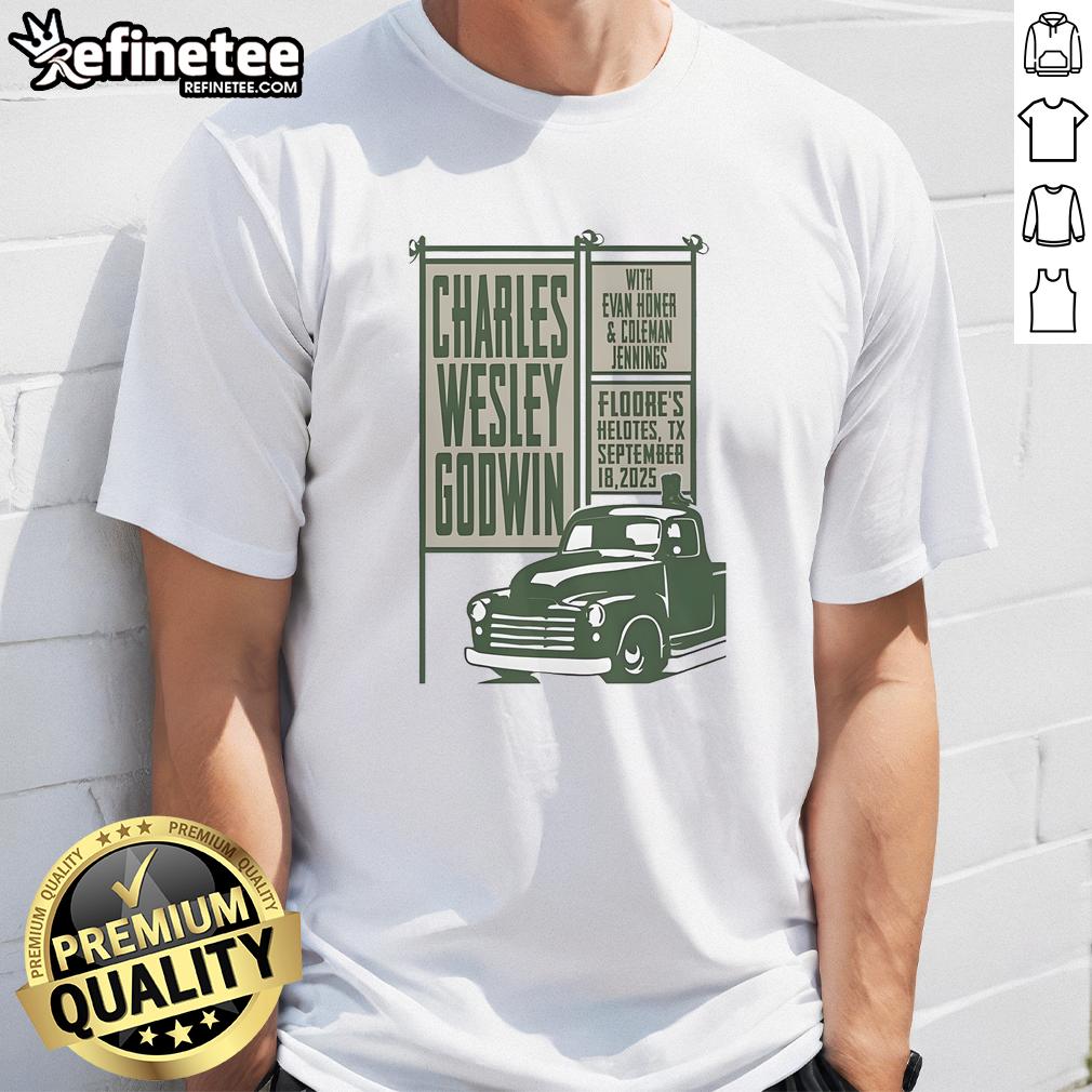 Top Charles Wesley Godwin Sep 18 2025 Floore’s Country Store In Helotes TX T-Shirt Top Charles Wesley Godwin T-Shirt from Sep 18, 2025, Floores Country Store, Helotes, TX featuring vibrant design.