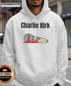 Top Charlie Kirk Mic Drop Memorial Hoodie featuring bold graphics and a stylish design for passionate supporters.