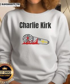 Top Charlie Kirk Mic Drop Memorial Sweatshirt featuring bold graphics and a cozy design for fans of conservative commentary.