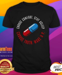 Top Choose Truth Wake Up T-Shirt design featuring a bold, motivational graphic for casual wear enthusiasts.