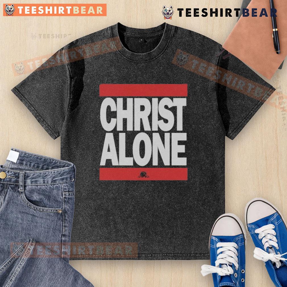 Top Christ Alone Run Dmc Washed T Shirt Top Christ Alone Run DMC washed t-shirt featuring a vintage design and classic fit for stylish casual wear.