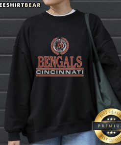 Cozy Top Cincinnati Bengals Crest Sweatshirt featuring the team's logo, perfect for fans and game day attire.
