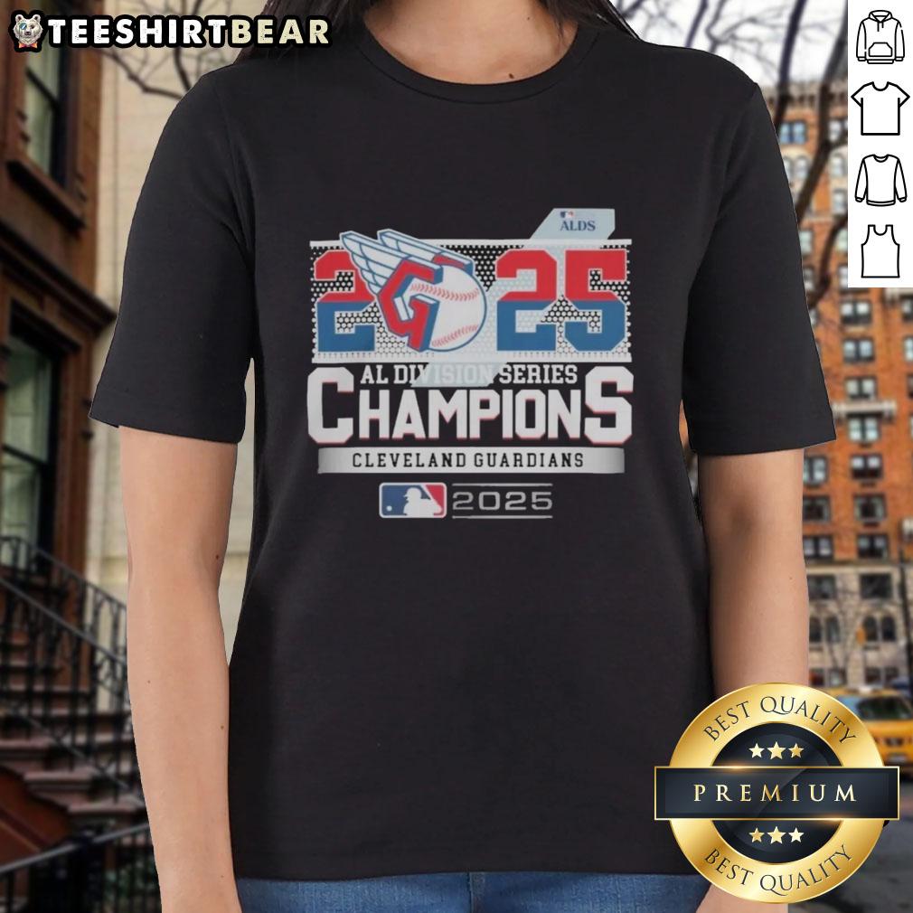 Top Cleveland Guardians 2025 MLB Postseason AL Division Series Champions Celebration Ladies-Tee Celebration of the Top Cleveland Guardians 2025 MLB Postseason AL Division Series Champions on a stylish ladies tee.