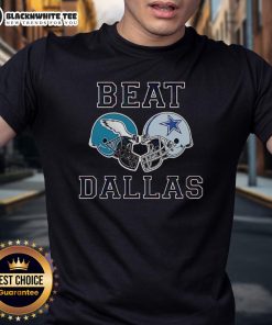 Top Coach Nick Sirianni Beat Dallas T-Shirt featuring bold graphics celebrating the Eagles' victory over the Cowboys.