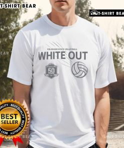 Top Colorado State Volleyball White Out 2025 T-Shirt featuring bold graphics and team colors for dedicated fans.
