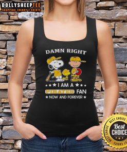 Charlie Brown and Snoopy on a tank top showing pirate pride for Pittsburgh Pirates fans, perfect for game day.
