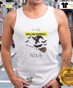 Top Dollar General X Snoopy I'm The Witch Halloween Tank Top featuring a playful design perfect for festive celebrations.