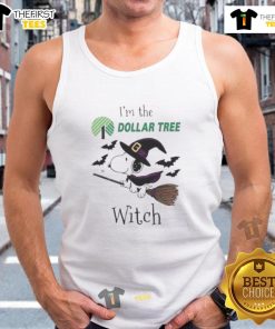 Top Dollar Tree X Snoopy I'm The Witch Halloween Tank Top featuring a fun Snoopy design perfect for Halloween festivities.