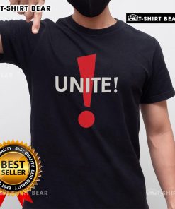 Alt Text: Dominic Fike wearing a Unite T-shirt, showcasing his stylish look and support for the Unite movement.