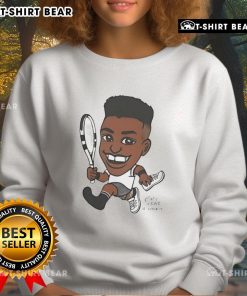 Top Felix Auger-Aliassime tennis sweatshirt featuring stylish design and comfortable fit for fans and athletes.