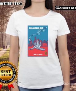 Top FIFA World Cup 2026 Dallas Cowboys ladies tee featuring a bicycle kick design, perfect for fans and stylish wear.